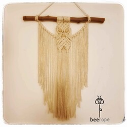 Bee Rope Baykuş Duvar Dekoru