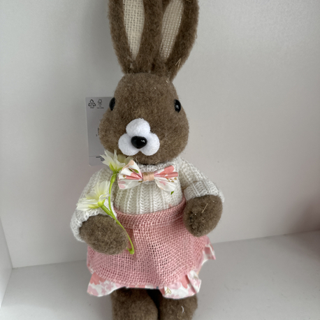 Keçe doku tavşan obje 32 cm