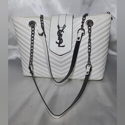 YSL Beyaz Çanta 