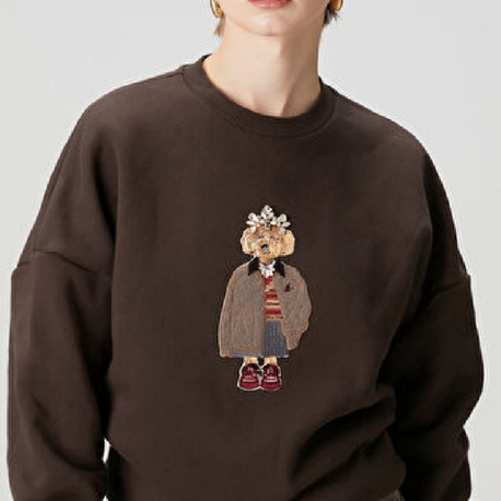 HA1 - Kahverengi Ayıcıklı Marka Sweat