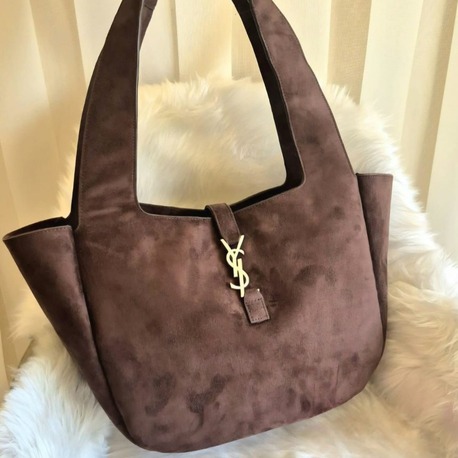 L01- Saint Laurent Suede Tote