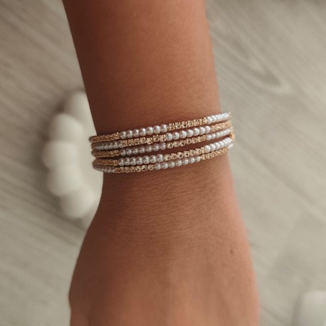 VB20- Spiral Zirkon Taşlı Bileklik
