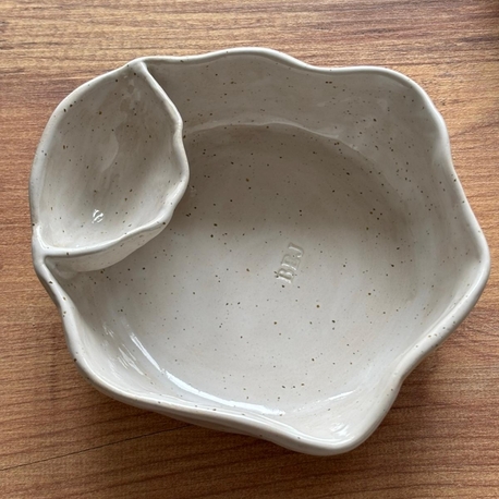 White Speckled Bowl