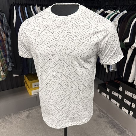 Armanı exchange dijital baskı T-shirt (26609-beyaz)