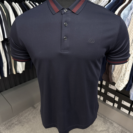 İthal Gucci Polo Yaka Kırışmayan Kumaş (0112-lacivert)