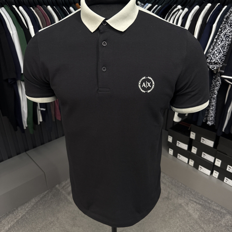 Armanı Exchange Polo Yaka (Siyah-Kodu-26606)