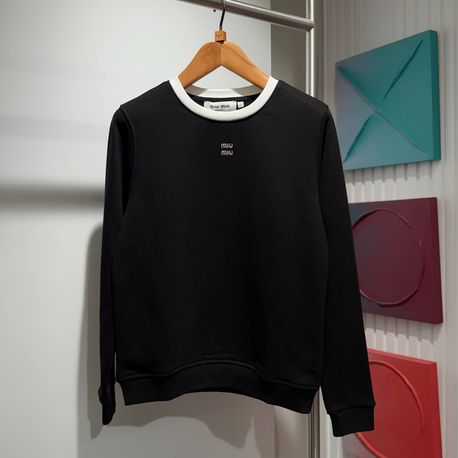 KADIN Mıu Mıu Sweat (Siyah)