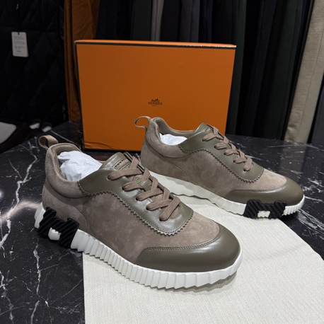 Hermes Deri Sneakers (İTHAL ÜRÜN)