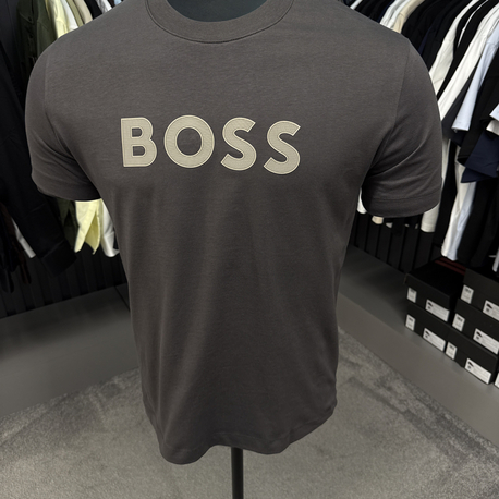 BOSS T-shirt (5826-Koyu kahve)