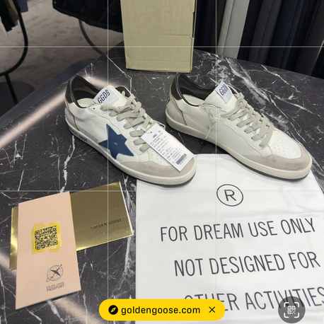 Golden Goose Superstar Sneaker-(Mavi) (İTHAL ÜRÜN)