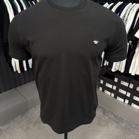 İthal Dior Kırışmayan Kumaş T-shirt (388-Siyah)
