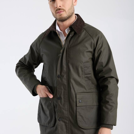 İthal Barbour Yağlı Ceket (Haki)5050