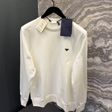 OUTLET ÜRÜNÜ İTHAL ÜRÜN PRADA sweat (5209-Beyaz)