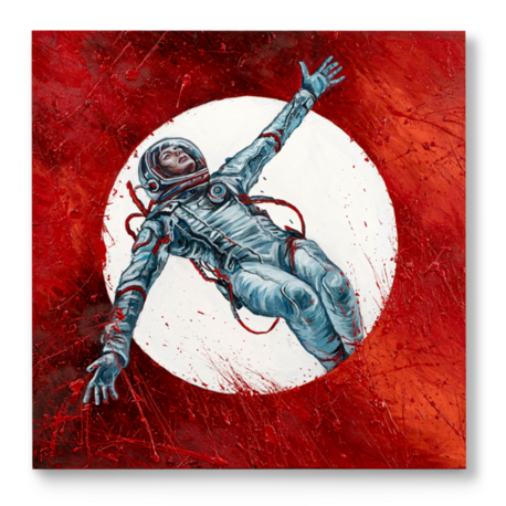 40x40 cm T.Ü.Y.B ‘’ Zaman Çemberi ‘’ (İzafiyet serisi 2024 )