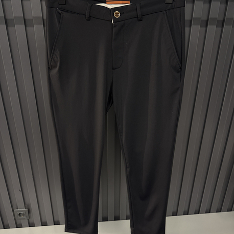 Zegna Kırışmayan Kumaş Jogger Pantolon(1089-Siyah)