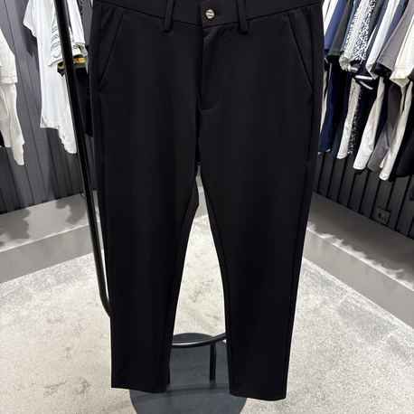 İthal ZEGNA Kırışmayan Kumaş Jogger Pantolon (0102-Siyah)