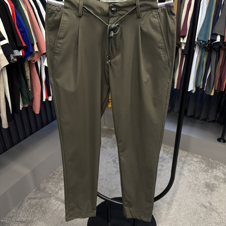 Premium Kırışmayan Kumaş Jogger Pantolon(1090-Haki)