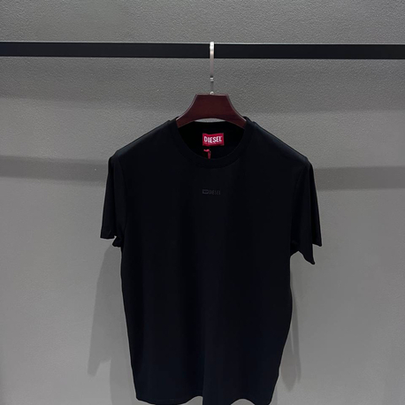 Dıesel Kırışmayan Kumaş T-shirt (26901- Siyah )