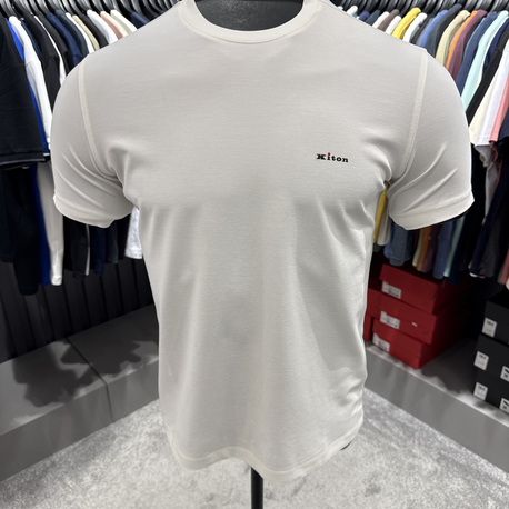 İthal Kiton T-shirt Kırışmayan Kumaş (2286-Beyaz)