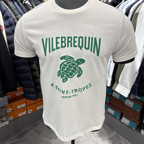 VILEBREQUIN Kaplumbağa Baskılı T-shirt