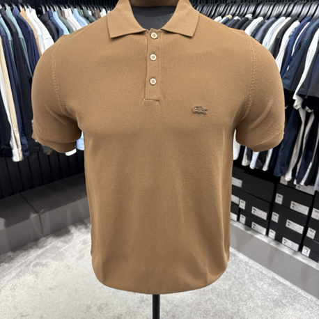  Rayon kırışmayan Kumaş Triko polo yaka  (5054-Taba)