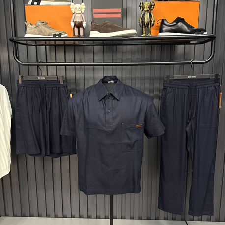 İthal Premium Zegna Ham Keten 3’lü Takım (Battal Boy-6819)