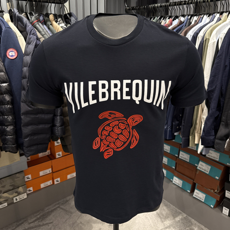 VILEBREQUIN Kaplumbağa Baskılı T-shirt