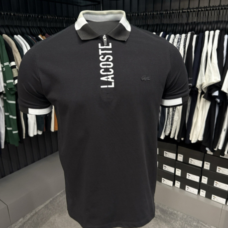 Detaylı Polo Yaka (26110-Siyah) 