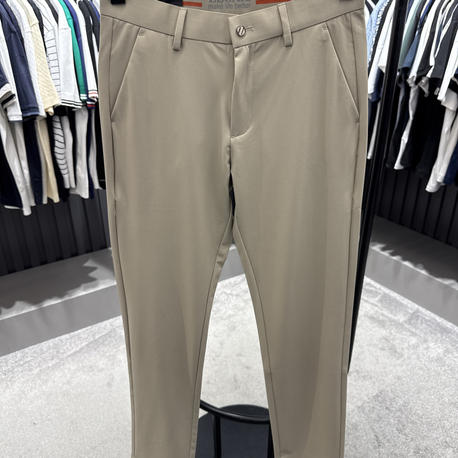 İthal ZEGNA Kırışmayan Kumaş Jogger Pantolon (0102-Bej)