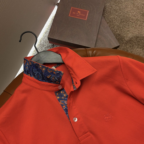 Etro Polo Yaka (3374-Nar çiçeği)