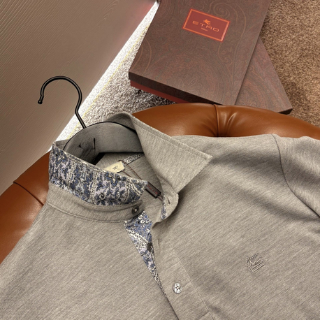 Etro Polo Yaka (3374-Gri)
