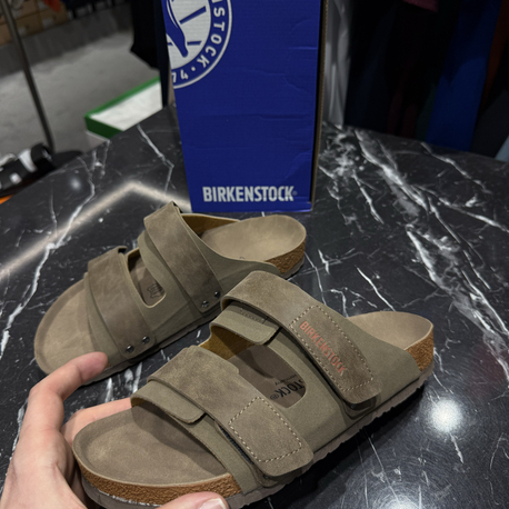 Birkenstock Yeni Sezon Cırtlı Terlik (Vizon)