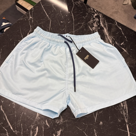 Fendi Hologram (F) Desenli Deniz Şortu (0609)