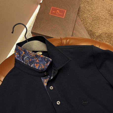 Etro Polo Yaka (3374-Lacivert)
