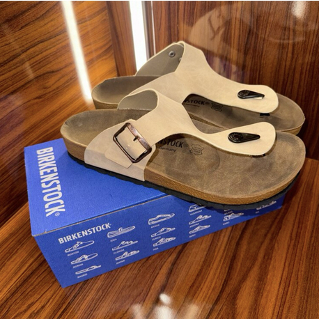 Birkenstock Gizeh Parmak Arası Terlik (Krem)