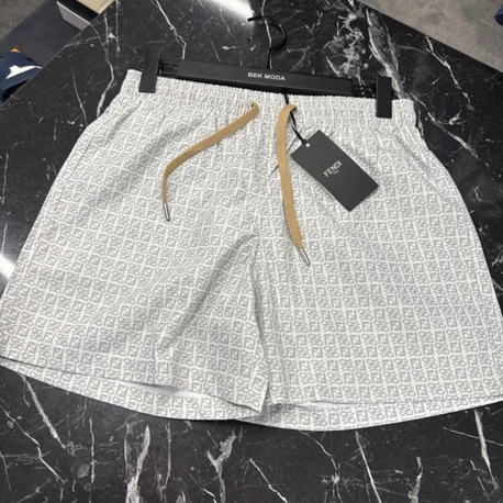 Fendi (F) Desenli Deniz Şortu