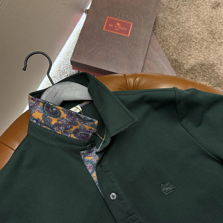 Etro Polo Yaka (3374-Koyu Yeşil)