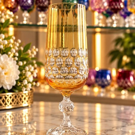 180 ML STERNA KAHVEYANI KADEH DİK DAMLA AMBER