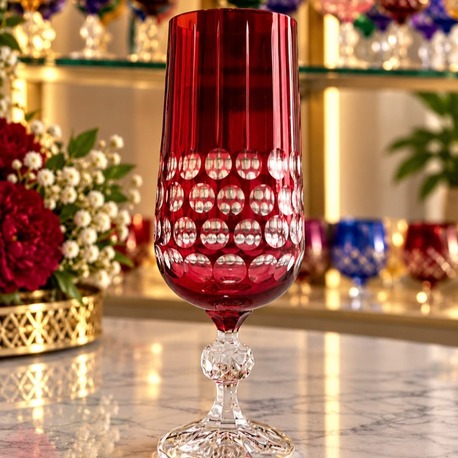 180 ML STERNA KAHVEYANI KADEH DİK DAMLA BORDO
