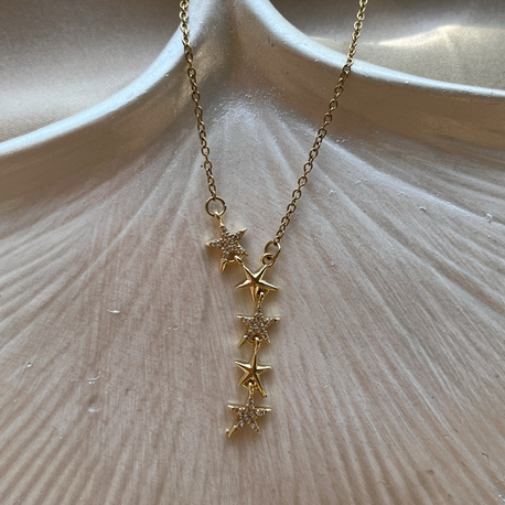Yıldız mini y kolye 