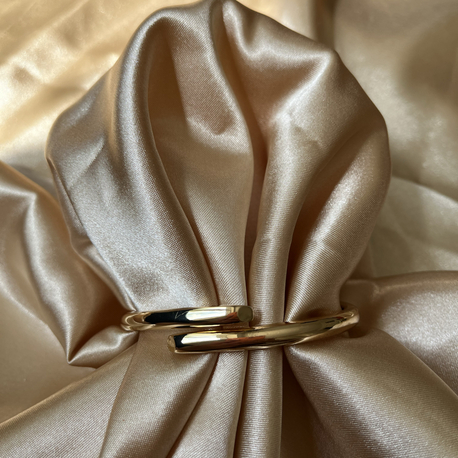 geometrik gold kelepçe