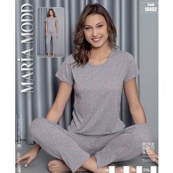 Maria mod kısa kollu pijama takımı 