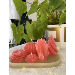 Mum tepsili 5’li pembe rüya modeli 