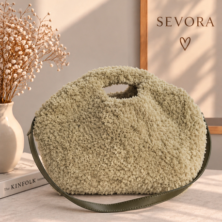 Peluş Burslu Çanta