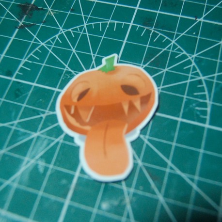 Su Geçirmez POMPKIN Sticker (1 Adet)