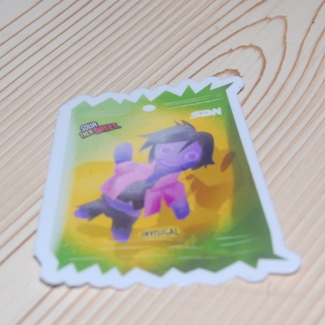 Su Geçirmez Invisigal Sour Patch Kids Sticker