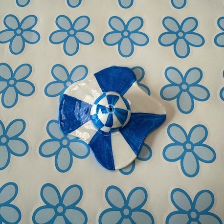 Handmade Blue Incense Holder
