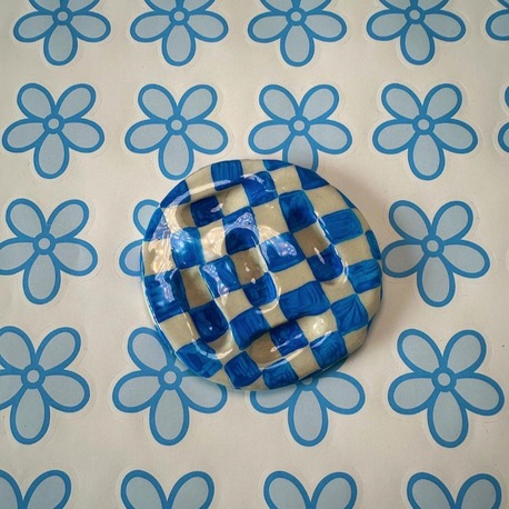 Handmade Blue Ring Holder