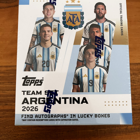 2026 Topps Arjantin team set