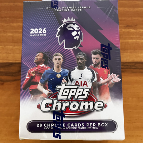 2026 Topps Chrome Premier League Blaster Box